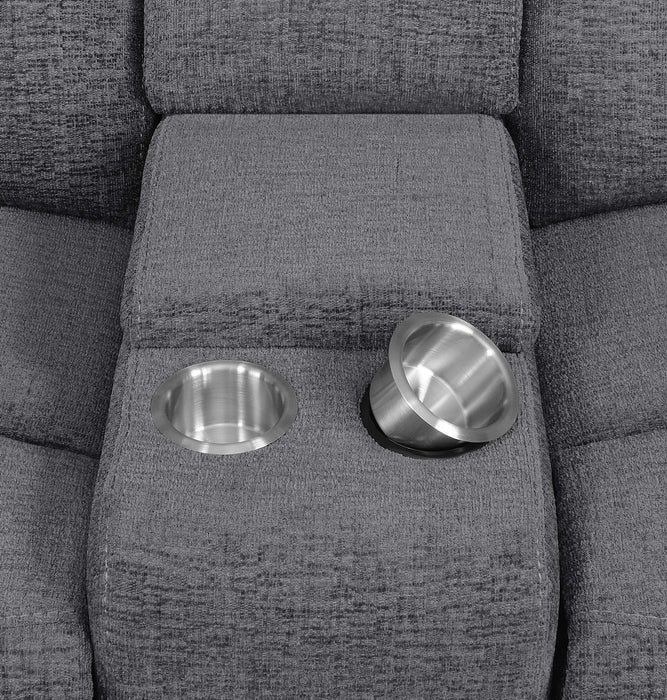 Bahrain Modular Power Reclining Sectional Sofa (Armless Chair, Armless Return Piece, Console, Left Return Piece, Right Return Piece and Wedge)