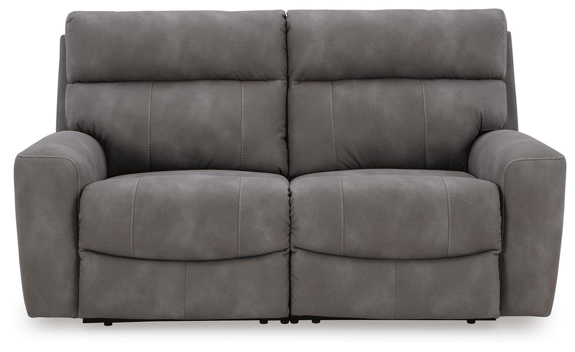 Next-Gen DuraPella Power Reclining Sectional Loveseat - LasVegasFurnitureOnline.com