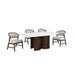 Narvik 5 Pc. Dining Table Set FM37026BR-OT-5PC-WH - Dining Table Set | Las Vegas Furniture Online - View 15