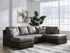 Castille Way Sleeper Sectional with Chaise - LasVegasFurnitureOnline.com