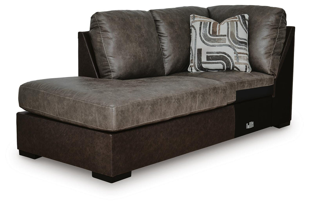 Castille Way Sleeper Sectional with Chaise - LasVegasFurnitureOnline.com