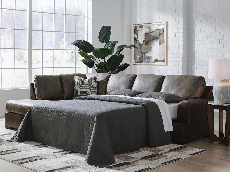 Castille Way Sleeper Sectional with Chaise - LasVegasFurnitureOnline.com