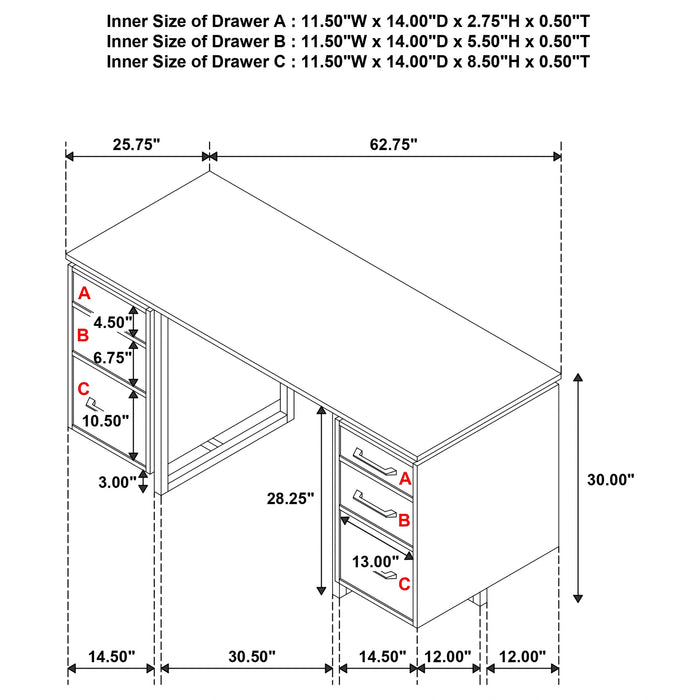 Berhalter Computer Desk