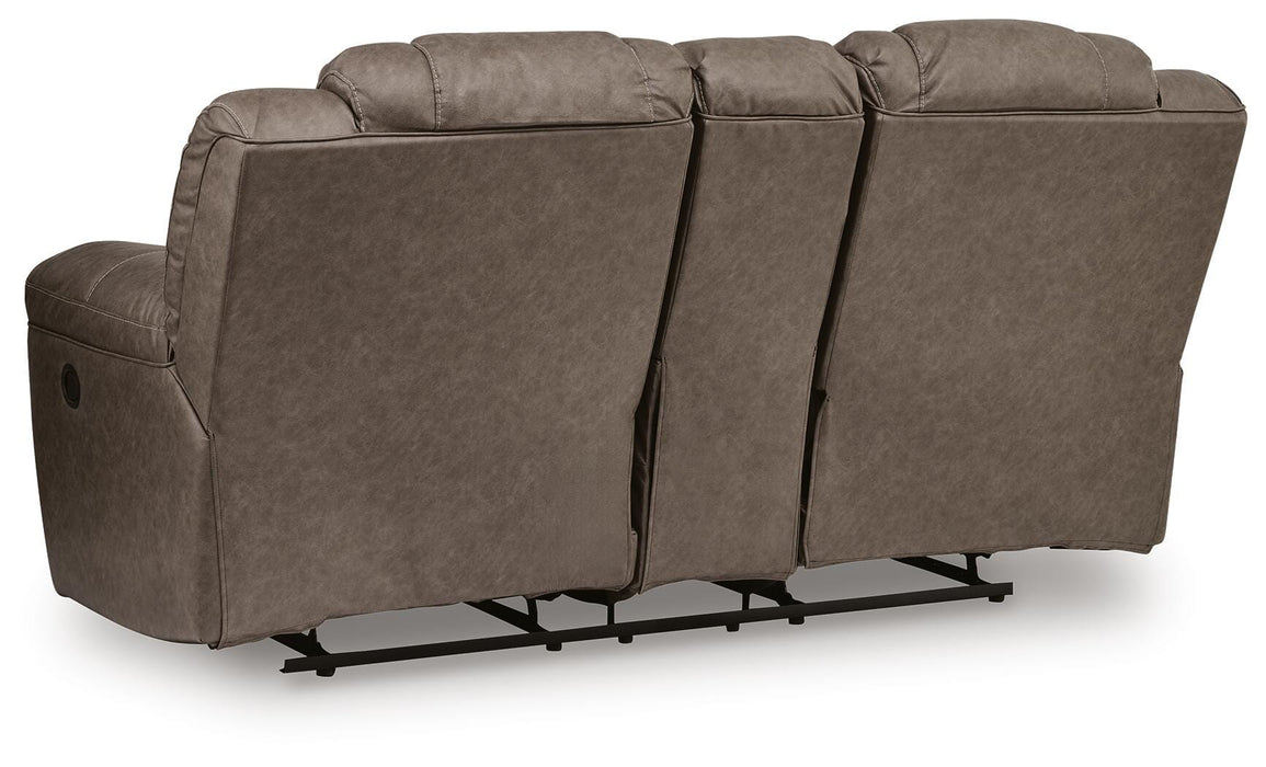 Lowilla Reclining Loveseat with Console - LasVegasFurnitureOnline.com