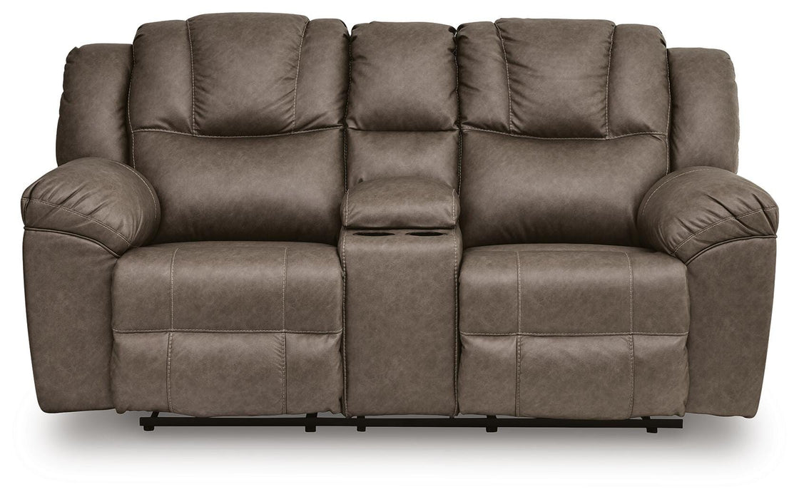 Lowilla Reclining Loveseat with Console - LasVegasFurnitureOnline.com