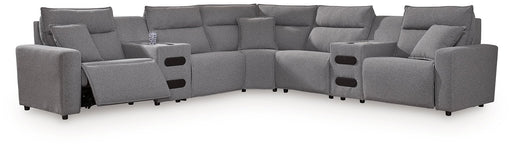 Modmax II Power Reclining Sectional with Audio Consoles - LasVegasFurnitureOnline.com