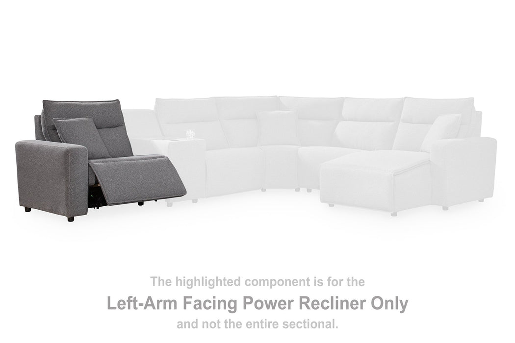 Modmax II Power Reclining Sectional with Audio Consoles - LasVegasFurnitureOnline.com