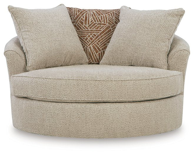 Steelwater Retreat Oversized Swivel Accent Chair - LasVegasFurnitureOnline.com