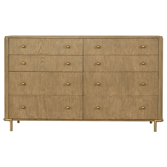 Arini 5 Pc Bedroom Set (Queen Bed, Nightstand, Dresser, Mirror and Chest)