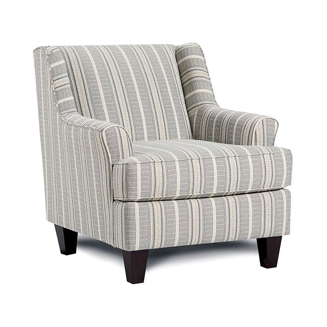 PORTHCAWL Accent Chair, Stripe - Chair | Las Vegas Furniture Online