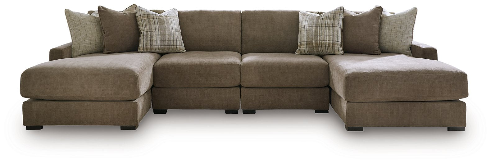 Camellia-Court Double Chaise Sectional - LasVegasFurnitureOnline.com