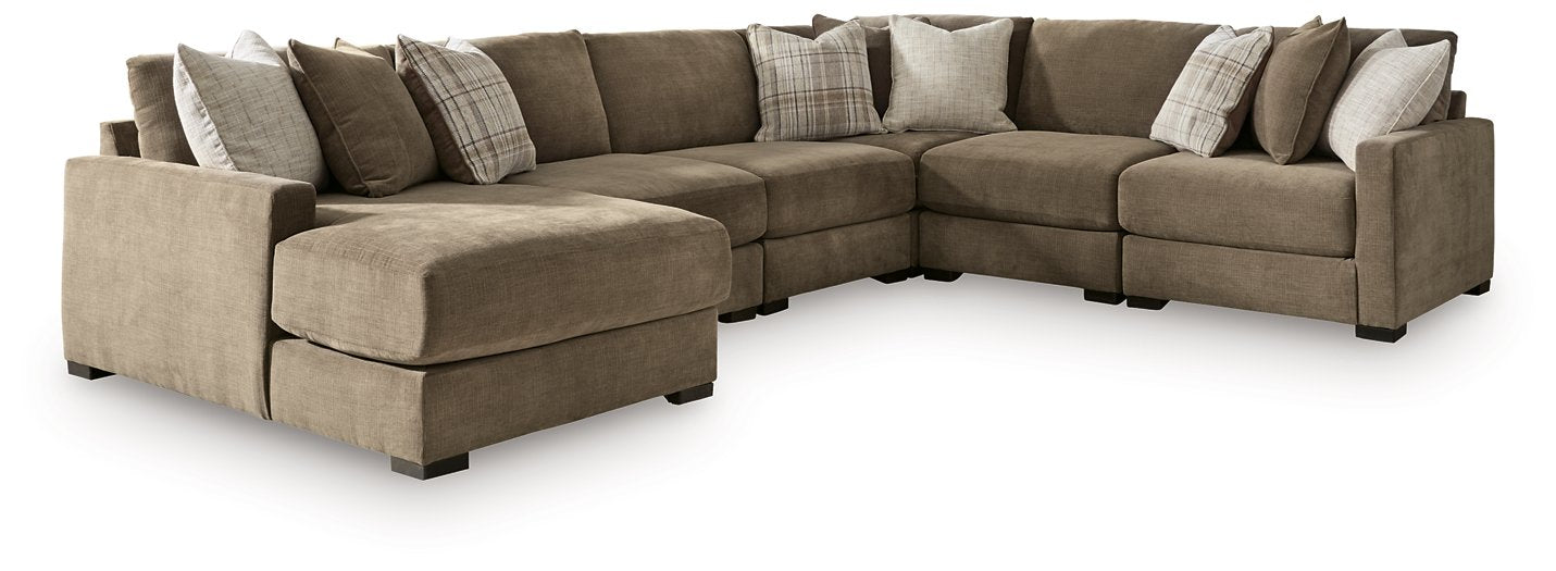 Camellia-Court Sectional with Chaise - LasVegasFurnitureOnline.com
