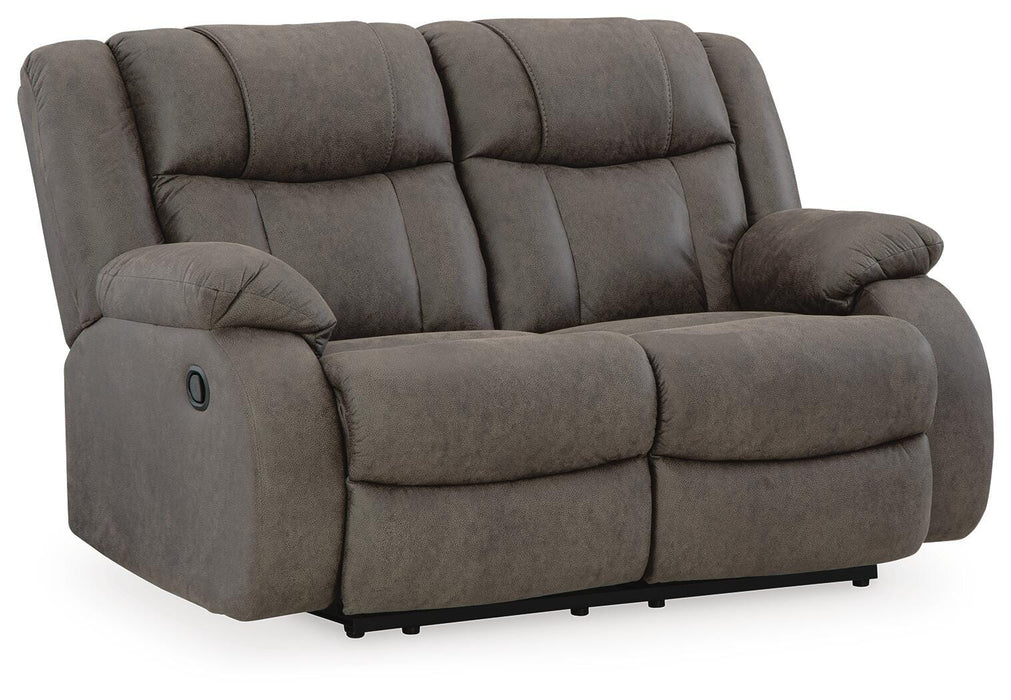 First Base Reclining Loveseat - LasVegasFurnitureOnline.com