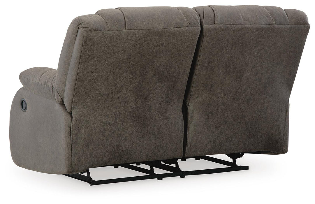 First Base Reclining Loveseat - LasVegasFurnitureOnline.com