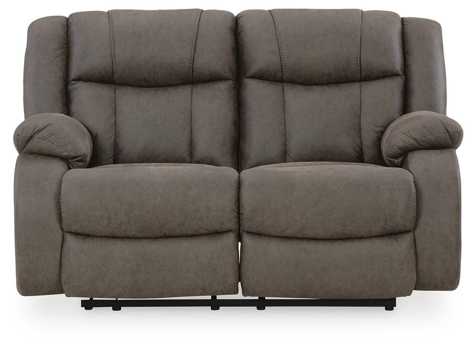 First Base Reclining Loveseat - LasVegasFurnitureOnline.com