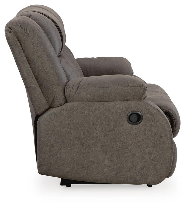 First Base Reclining Loveseat - LasVegasFurnitureOnline.com