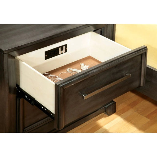 Bradley E.King Bed Dark Gray - Bed | Las Vegas Furniture Online - View 2