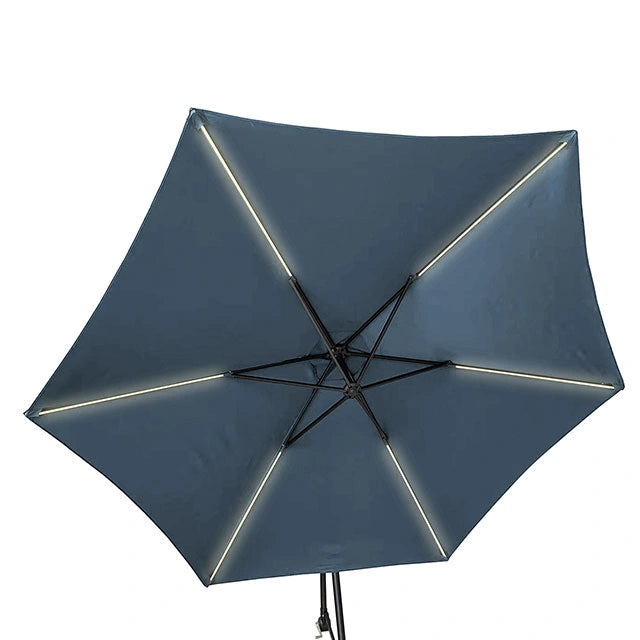 Glam Cantilever Umbrella w/ LED - LasVegasFurnitureOnline.com