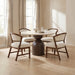 Cirava 5 Pc. Dining Table Set FM37027BR-RT-5PC-WH - Dining Table Set | Las Vegas Furniture Online - View 2