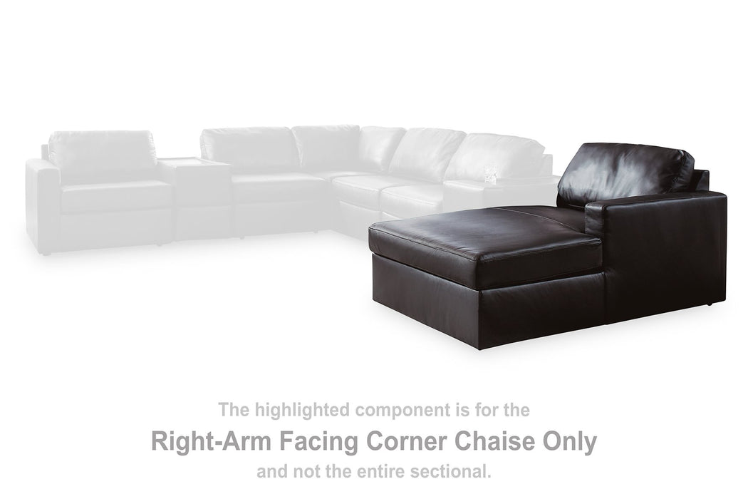 Modmax II Double Chaise Sectional with Audio Consoles - LasVegasFurnitureOnline.com