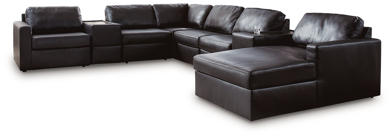 Modmax II Sectional with Chaise and Storage Consoles - LasVegasFurnitureOnline.com