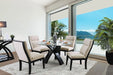 Jasmin 5 Pc Dining Table Set - Dining Table Set | Las Vegas Furniture Online - View 2