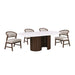 Narvik 5 Pc. Dining Table Set FM37026BR-OT-5PC-WH - Dining Table Set | Las Vegas Furniture Online - View 13