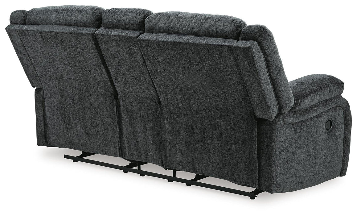 Draycoll Reclining Loveseat with Console - LasVegasFurnitureOnline.com
