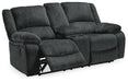 Draycoll Reclining Loveseat with Console - LasVegasFurnitureOnline.com