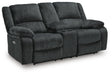 Draycoll Power Reclining Loveseat with Console - LasVegasFurnitureOnline.com
