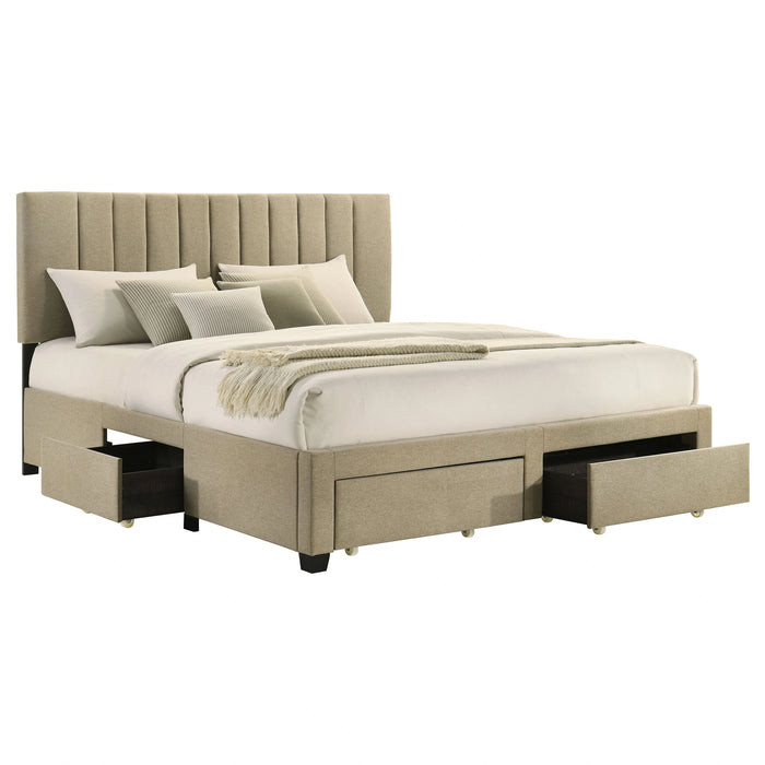 Wheatland Panel Platform Storage Bed