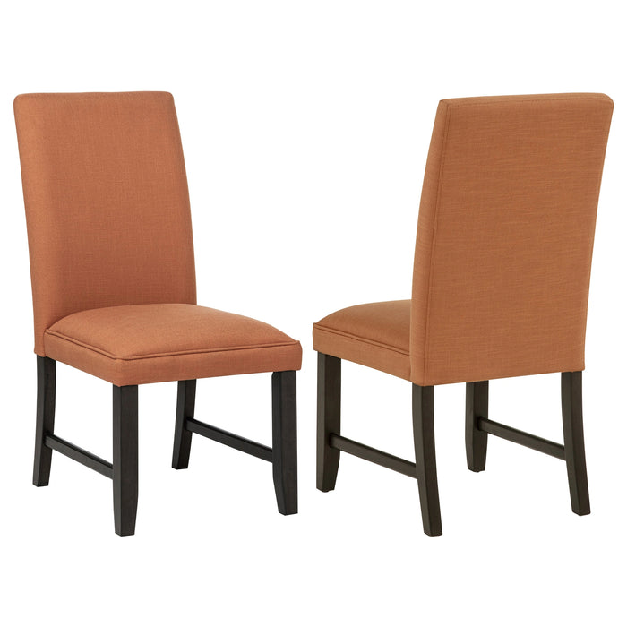 Berning Upholstered Dining Side Chair of 2