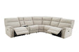 Mattheus Power Sectional with Console + 3 Recliners - Sectional | Las Vegas Furniture Online - View 41