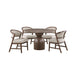 Cirava 5 Pc. Dining Table Set FM37027BR-RT-5PC-WH - Dining Table Set | Las Vegas Furniture Online - View 4