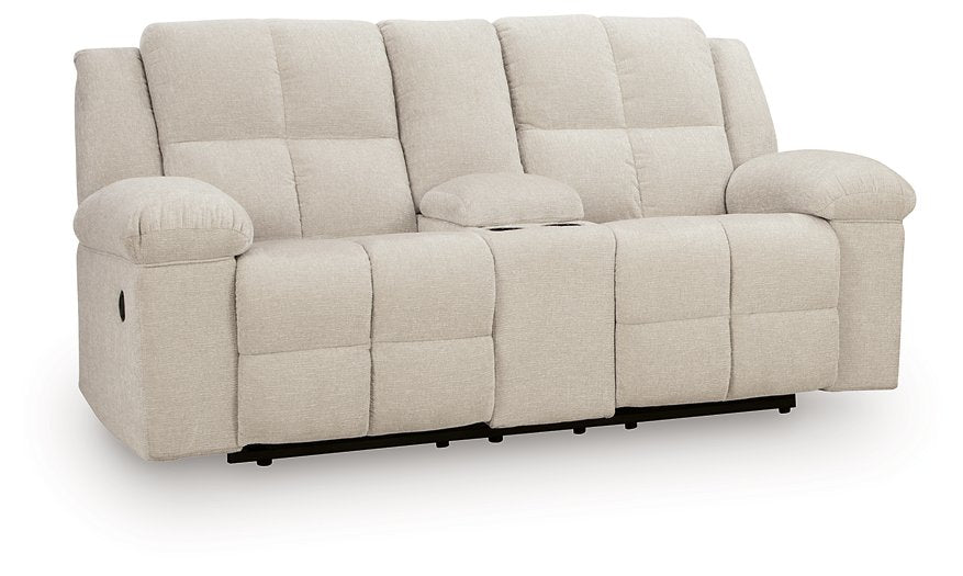 Orlen Reclining Loveseat with Console - LasVegasFurnitureOnline.com