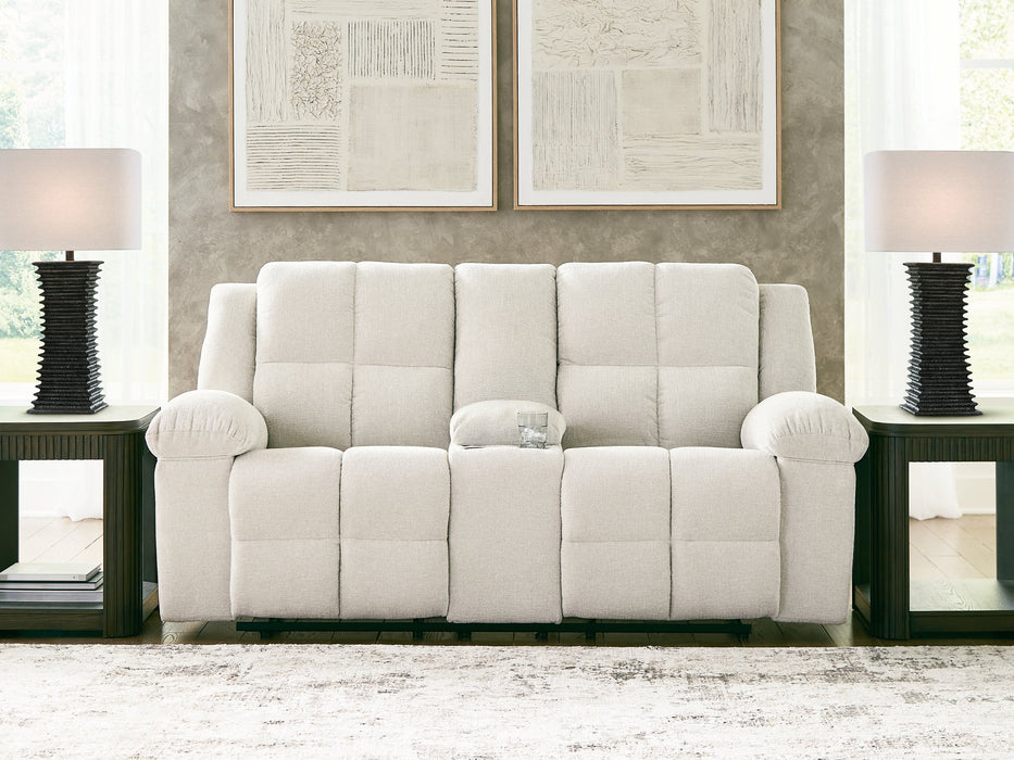 Orlen Reclining Loveseat with Console - LasVegasFurnitureOnline.com