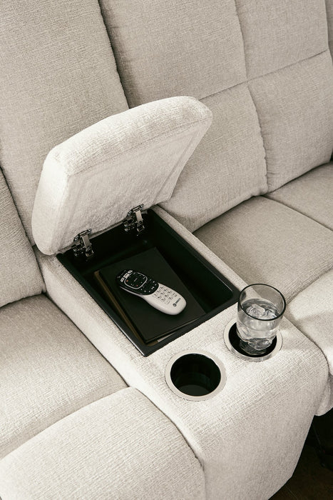 Orlen Reclining Loveseat with Console - LasVegasFurnitureOnline.com
