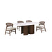 Narvik 5 Pc. Dining Table Set FM37026BR-OT-5PC-DW - Dining Table Set | Las Vegas Furniture Online - View 15