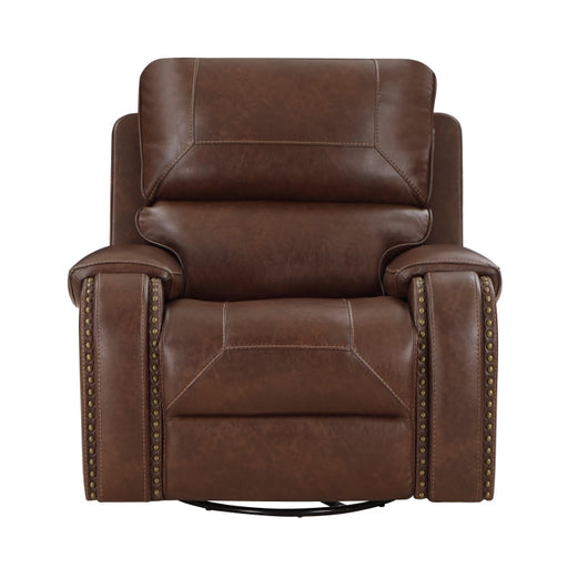 8549BRW-1 - Swivel Glider Reclining Chair - LasVegasFurnitureOnline.com