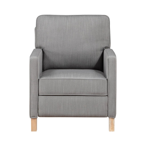 8557GY-1PB - Push Back Reclining Chair - LasVegasFurnitureOnline.com