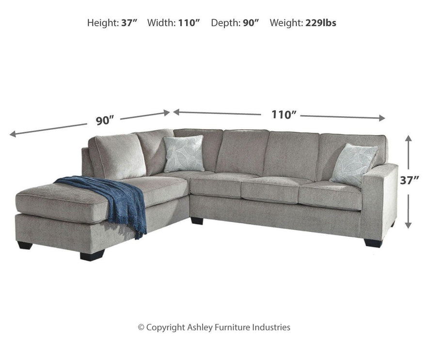 Altari Sectional with Chaise - LasVegasFurnitureOnline.com