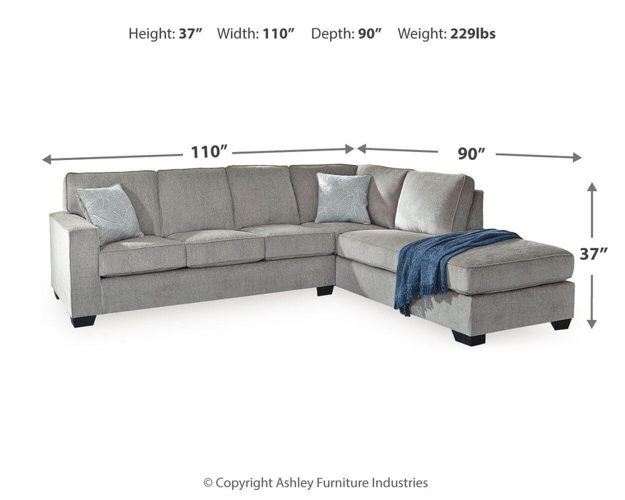 Altari Sectional with Chaise - LasVegasFurnitureOnline.com