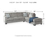 Altari Sectional with Chaise - LasVegasFurnitureOnline.com