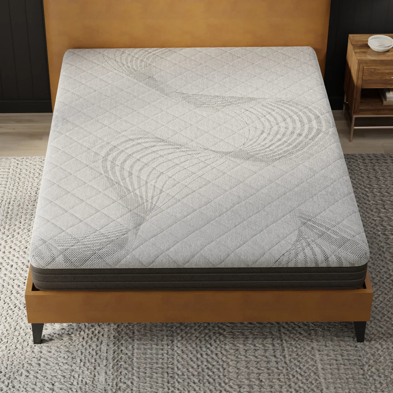 Bedplanet 8” Essentials Comfort Reactive Medium Firm Mattress