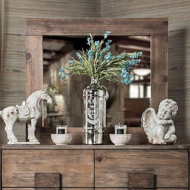 AVEIRO Rustic Natural Tone Mirror