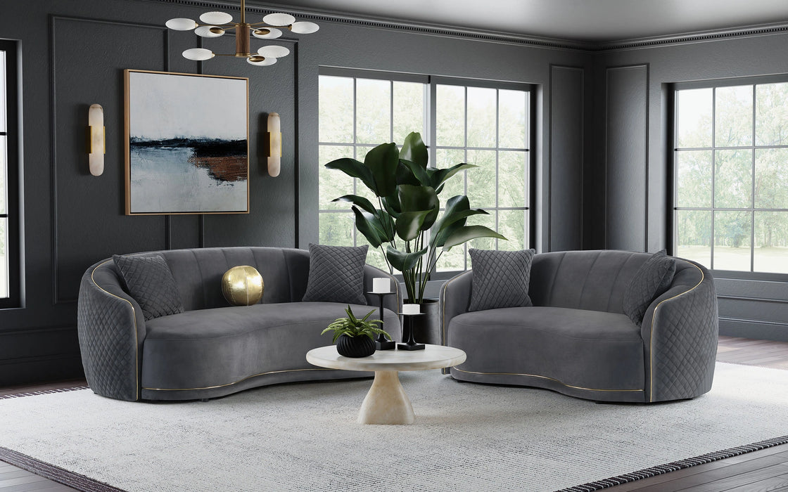Brookside Sofa Set (Sofa and Loveseat)