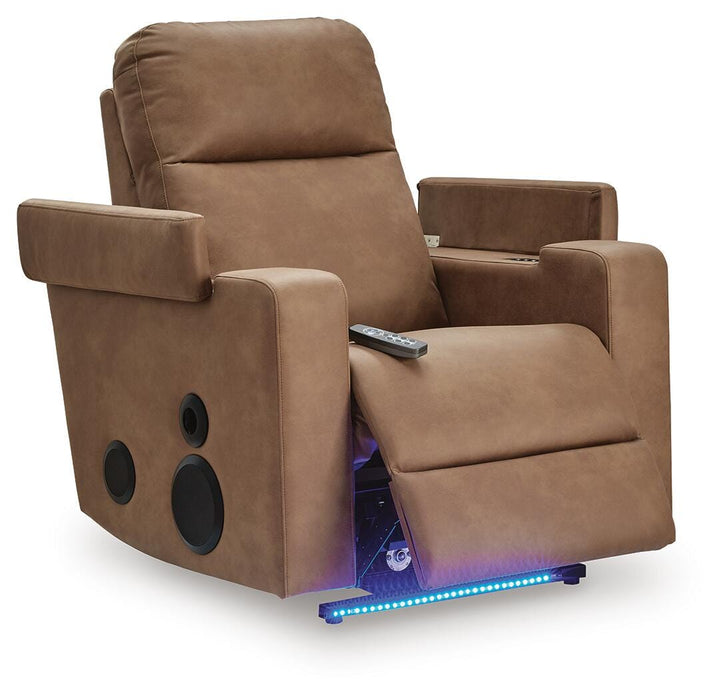 Lorrenton Power Glider Recliner with Audio System - LasVegasFurnitureOnline.com
