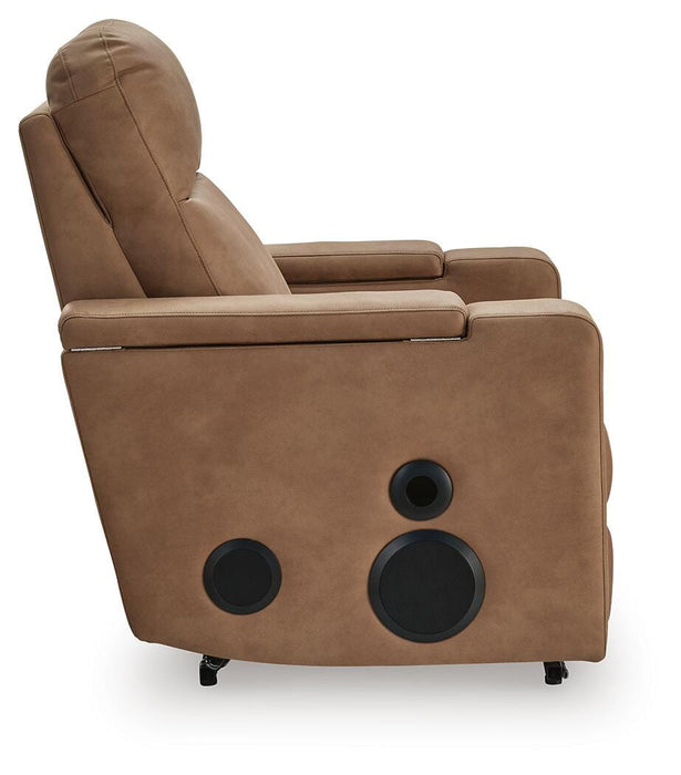 Lorrenton Power Glider Recliner with Audio System - LasVegasFurnitureOnline.com