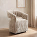 Tresa Dining Arm Chair w/ Casters - Chair | Las Vegas Furniture Online - View 3