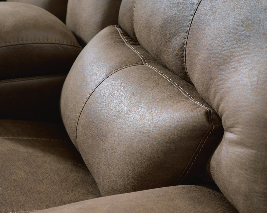 Beckley Place Power Reclining Loveseat with Console - LasVegasFurnitureOnline.com